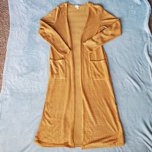 Mustard Long Duster